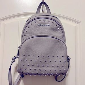 Michael Kors Light Gray Backpack
